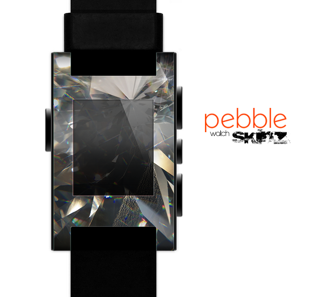 The Abstract Shattered Crystal Pattern Skin for the Pebble SmartWatch