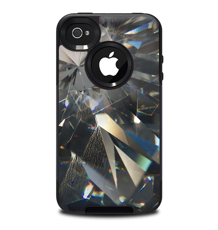 The Abstract Shattered Crystal Pattern Skin for the iPhone 4-4s OtterBox Commuter Case