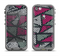 The Abstract Striped Vibrant Trangles Apple iPhone 5c LifeProof Fre Case Skin Set