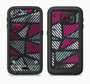 The Abstract Striped Vibrant Trangles Full Body Samsung Galaxy S6 LifeProof Fre Case Skin Kit