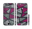 The Abstract Striped Vibrant Trangles Sectioned Skin Series for the Apple iPhone 6s Plus