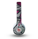 The Abstract Striped Vibrant Trangles Skin for the Beats by Dre Mixr Headphones