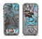 The Abstract Subtle Toned Floral Strokes Apple iPhone 5c LifeProof Fre Case Skin Set