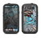 The Abstract Subtle Toned Floral Strokes Samsung Galaxy S4 LifeProof Nuud Case Skin Set
