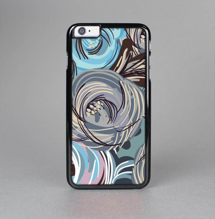 The Abstract Subtle Toned Floral Strokes Skin-Sert Case for the Apple iPhone 6 Plus