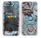 The Abstract Subtle Toned Floral Strokes Skin for the Apple iPhone 5c