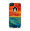 The Abstract Sunset Painting Apple iPhone 5-5s Otterbox Commuter Case Skin Set