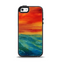 The Abstract Sunset Painting Apple iPhone 5-5s Otterbox Symmetry Case Skin Set