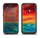The Abstract Sunset Painting Apple iPhone 6/6s LifeProof Fre Case Skin Set