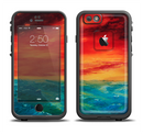 The Abstract Sunset Painting Apple iPhone 6/6s Plus LifeProof Fre Case Skin Set