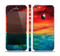 The Abstract Sunset Painting Skin Set for the Apple iPhone 5
