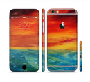 The Abstract Sunset Painting Sectioned Skin Series for the Apple iPhone 6s Plus