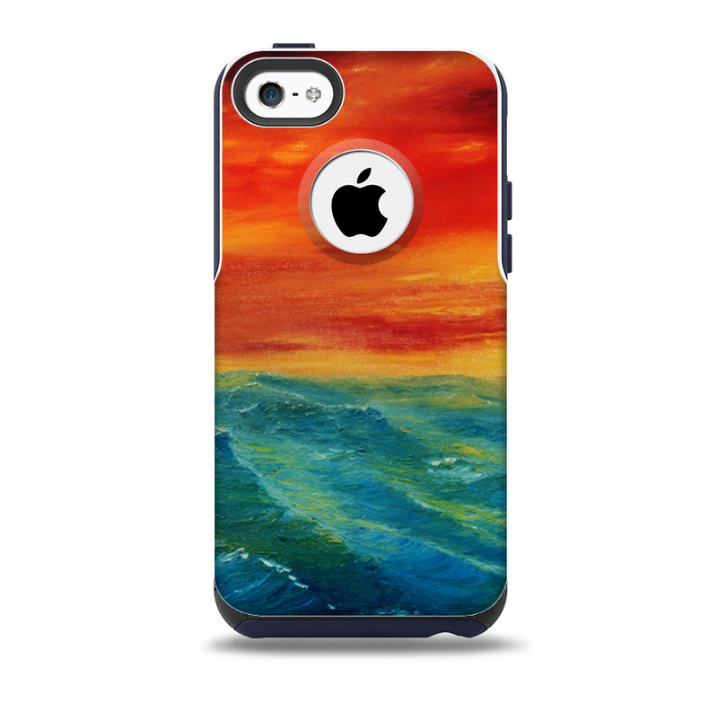 The Abstract Sunset Painting Skin for the iPhone 5c OtterBox Commuter Case