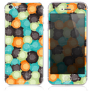 The Abstract Swirled Circles Skin for the iPhone 3, 4-4s, 5-5s or 5c