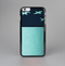 The Abstract Swirled Two Toned Green with Birds Skin-Sert Case for the Apple iPhone 6 Plus