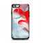 The Abstract Teal & Red Love Connect Apple iPhone 6 Otterbox Symmetry Case Skin Set