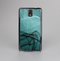 The Abstract Teal and Black Curves Skin-Sert Case for the Samsung Galaxy Note 3
