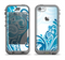 The Abstract Vibrant Blue Swirled Apple iPhone 5c LifeProof Nuud Case Skin Set