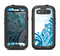 The Abstract Vibrant Blue Swirled Samsung Galaxy S3 LifeProof Fre Case Skin Set