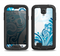 The Abstract Vibrant Blue Swirled Samsung Galaxy S4 LifeProof Nuud Case Skin Set