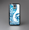The Abstract Vibrant Blue Swirled Skin-Sert Case for the Samsung Galaxy S5