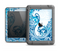 The Abstract Vibrant Blue Swirled Apple iPad Mini LifeProof Fre Case Skin Set