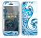 The Abstract Vibrant Blue Swirled Skin for the Apple iPhone 5c