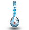 The Abstract Vibrant Blue Swirled Skin for the Beats by Dre Original Solo-Solo HD Headphones
