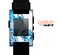 The Abstract Vibrant Blue Swirled Skin for the Pebble SmartWatch