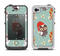 The Abstract Vintage Christmas Owls Apple iPhone 4-4s LifeProof Fre Case Skin Set
