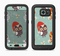The Abstract Vintage Christmas Owls Full Body Samsung Galaxy S6 LifeProof Fre Case Skin Kit
