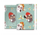 The Abstract Vintage Christmas Owls Skin Set for the Apple iPad Air 2