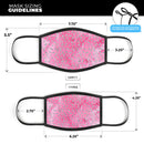 The Abstract Watercolor Under a Microscope - Made in USA Mouth Cover Unisex Anti-Dust Cotton Blend Reusable & Washable Face Mask with Adjustable Sizing for Adult or Child