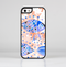 The Abstract White and Blue Fish Fossil Skin-Sert Case for the Apple iPhone 5/5s
