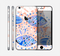 The Abstract White and Blue Fish Fossil Skin for the Apple iPhone 6 Plus