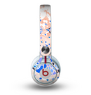 The Abstract White and Blue Fish Fossil Skin for the Beats by Dre Mixr Headphones