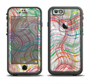 The Abstract Woven Color Pattern Apple iPhone 6/6s LifeProof Fre Case Skin Set