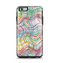 The Abstract Woven Color Pattern Apple iPhone 6 Plus Otterbox Symmetry Case Skin Set