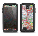 The Abstract Woven Color Pattern Samsung Galaxy S4 LifeProof Nuud Case Skin Set