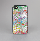 The Abstract Woven Color Pattern Skin-Sert for the Apple iPhone 4-4s Skin-Sert Case