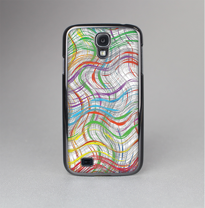 The Abstract Woven Color Pattern Skin-Sert Case for the Samsung Galaxy S4