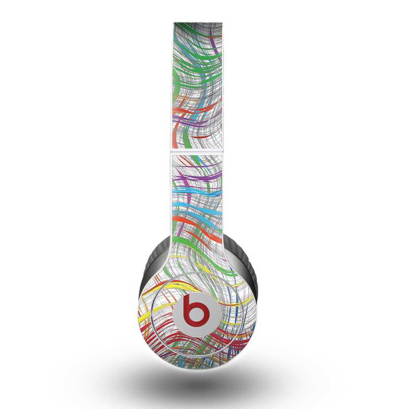 The Abstract Woven Color Pattern Skin for the Beats by Dre Original Solo-Solo HD Headphones