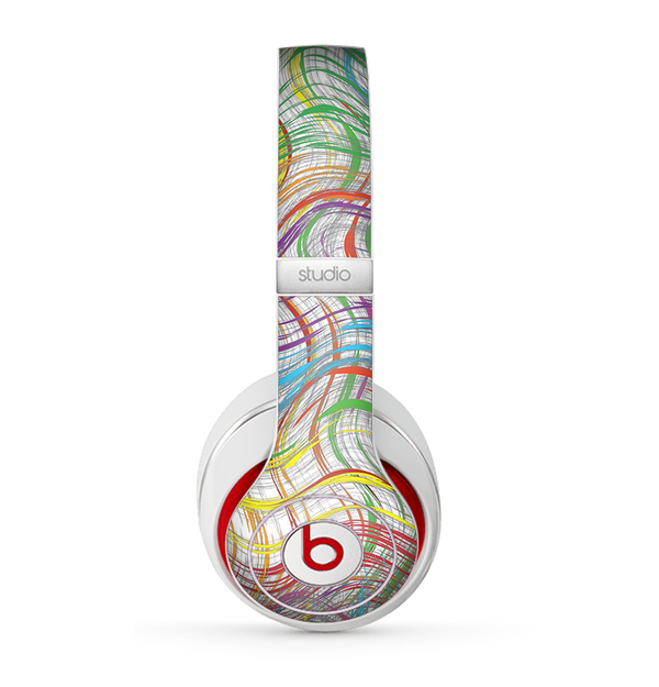The Abstract Woven Color Pattern Skin for the Beats by Dre Studio (2013+ Version) Headphones