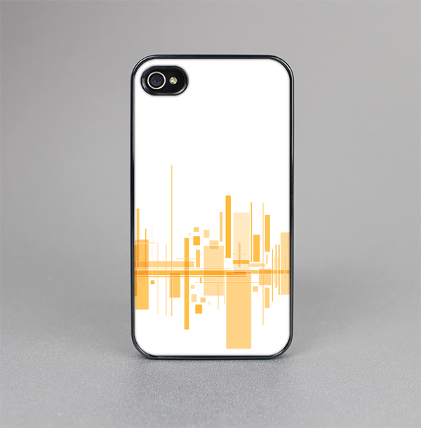The Abstract Yellow Skyline View Skin-Sert Case for the Apple iPhone 4-4s