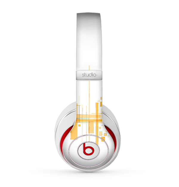 The Abstract Yellow Skyline View Skin for the Beats by Dre Studio (2013+ Version) Headphones