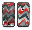 The Abstract ZigZag Pattern v4 Apple iPhone 6/6s LifeProof Fre Case Skin Set