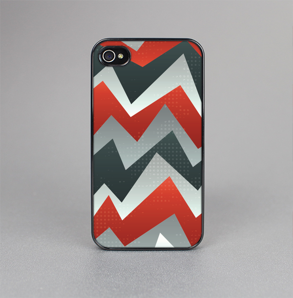 The Abstract ZigZag Pattern v4 Skin-Sert Case for the Apple iPhone 4-4s