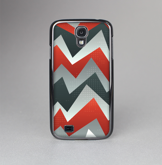 The Abstract ZigZag Pattern v4 Skin-Sert Case for the Samsung Galaxy S4