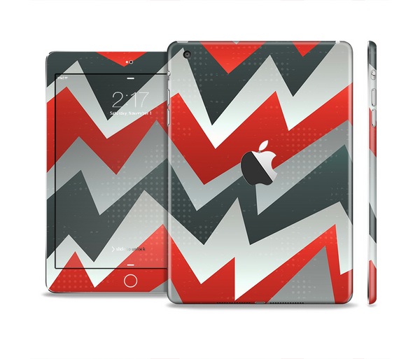 The Abstract ZigZag Pattern v4 Full Body Skin Set for the Apple iPad Mini 2