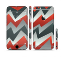 The Abstract ZigZag Pattern v4 Sectioned Skin Series for the Apple iPhone 6s Plus